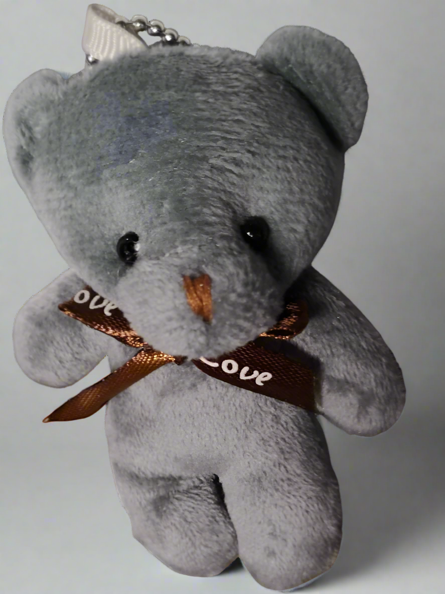 For Her Keyring & Grey Teddy Bear Box