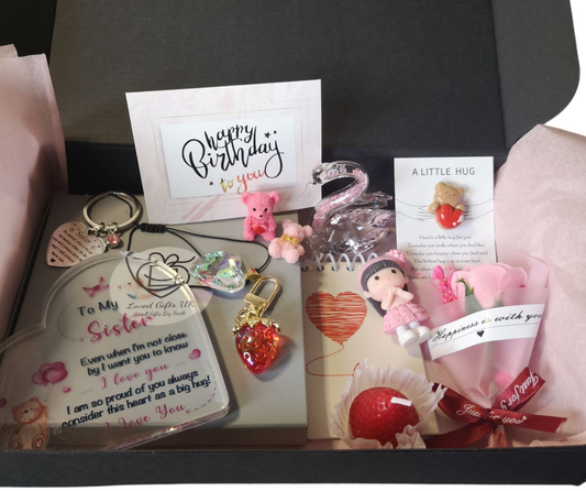 Pink & Red Sister Box
