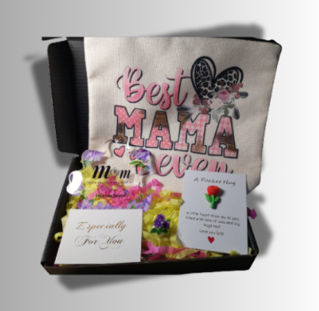 Mum Canvas Bag & Keyring Box