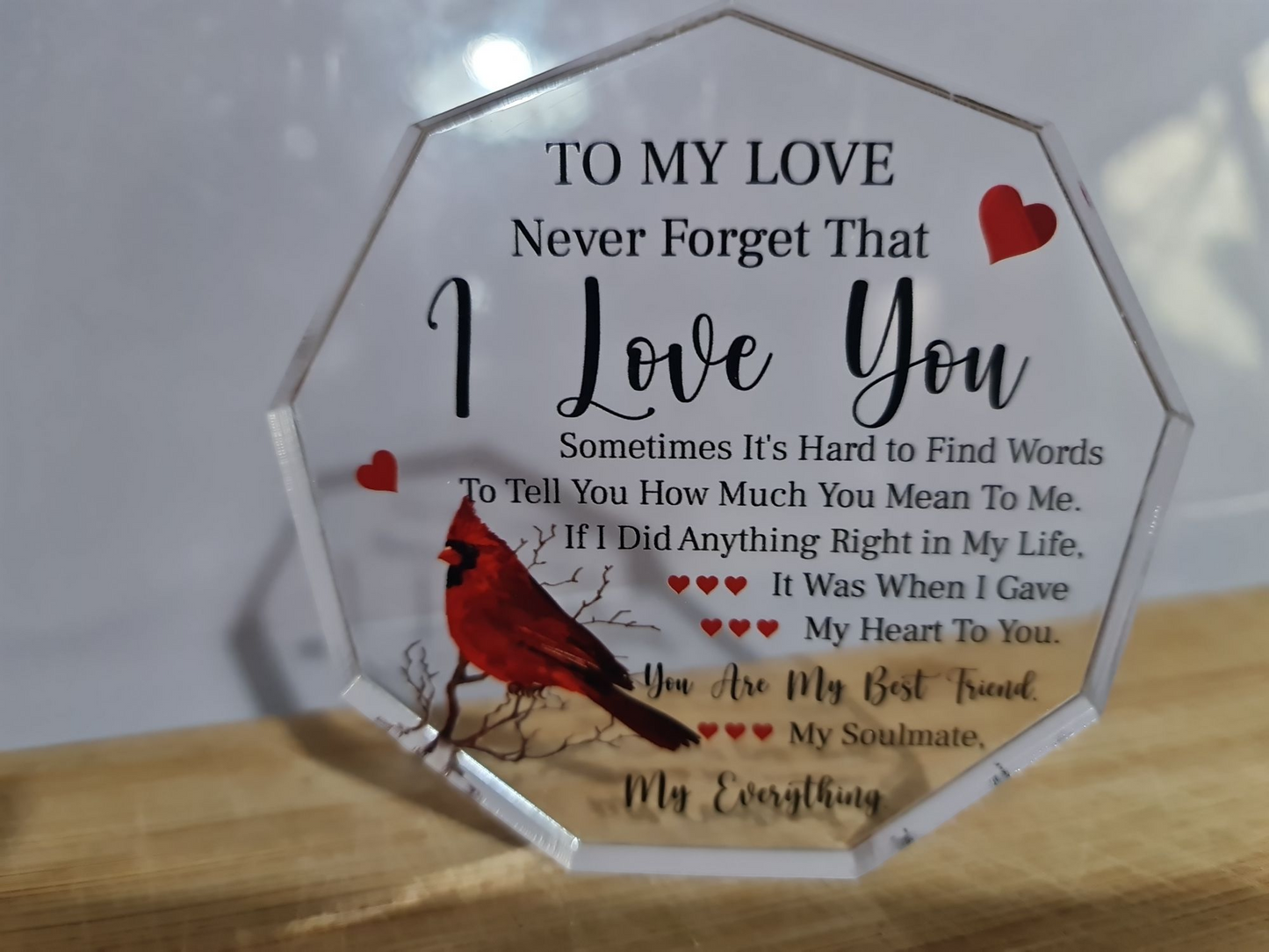 For Her Keyring &  Grey Teddy Bear Box