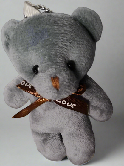 For Her Keyring &  Grey Teddy Bear Box