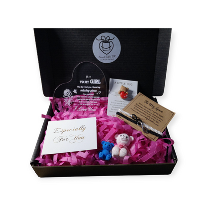 For Her Bear Pendent, Ornament & Bracelet Box