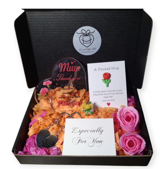 Mum Florally & Keyring Box