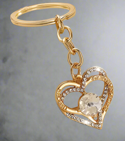For Her Keyring &  Grey Teddy Bear Box